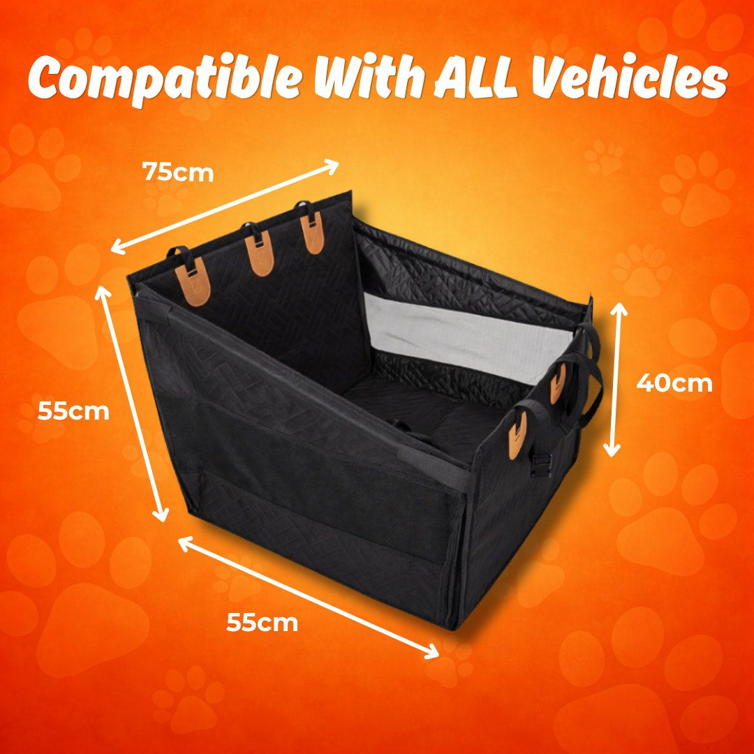 PupQuest™ - Single Dog Seat + FREE Dog Safety Bungee